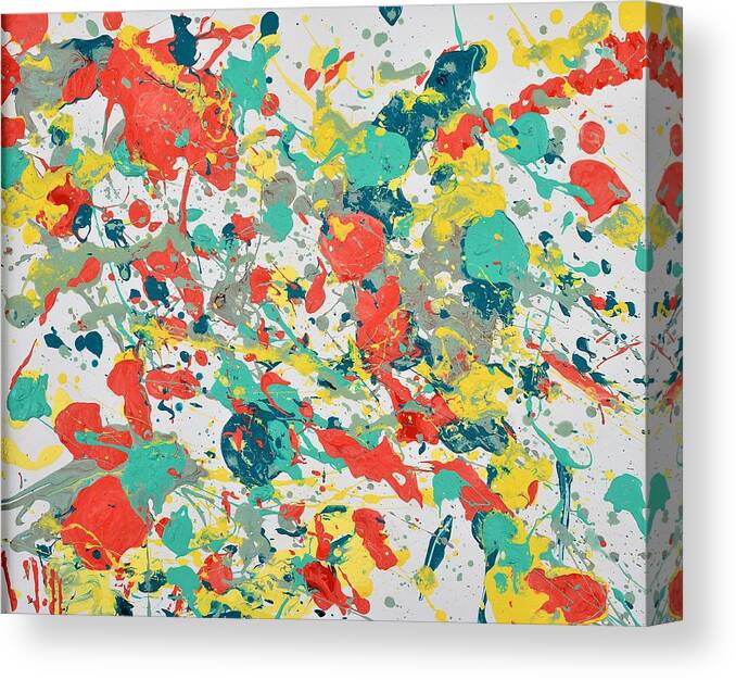 Pollen Canvas Print featuring the painting Pollen Count by Phil Strang