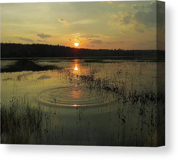 Ripples Canvas Print featuring the photograph Ripples by Jerry LoFaro
