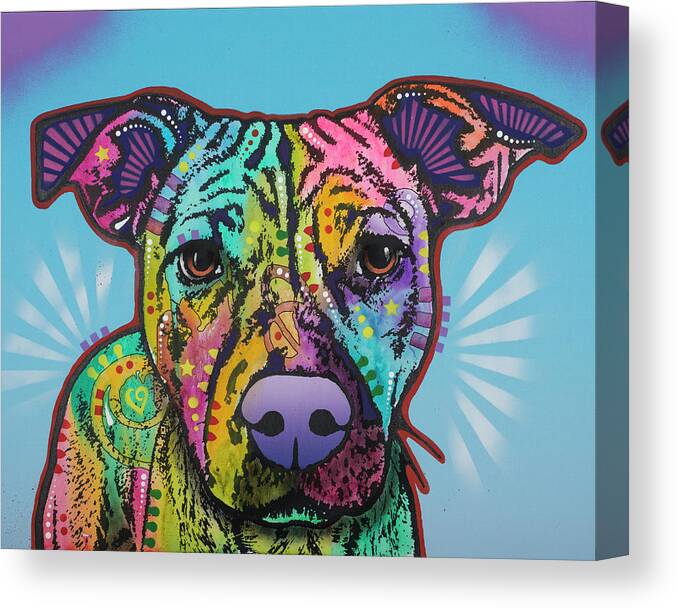 Roo Canvas Print featuring the mixed media Roo by Dean Russo