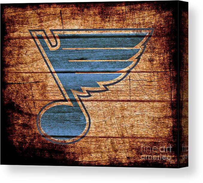 St Louis Canvas Print featuring the photograph Rustic Blues by Billy Knight
