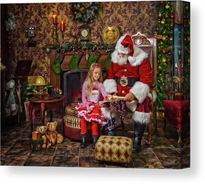 Holiday & Celebrations Canvas Print featuring the photograph Sd4_0972 by Santa?s Workshop