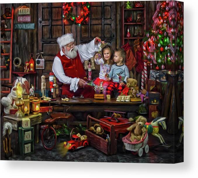 Holiday & Celebrations Canvas Print featuring the photograph Sd4_1394 by Santa?s Workshop