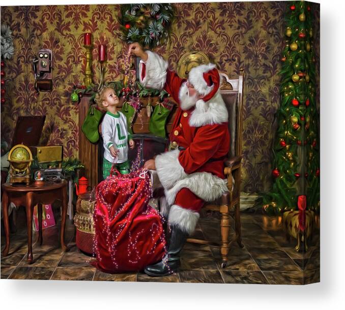 Holiday & Celebrations Canvas Print featuring the photograph Sd4_7474 by Santa?s Workshop