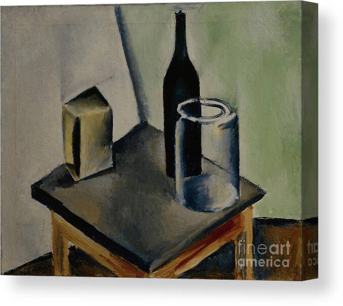 Oil Painting Canvas Print featuring the drawing Still Life, 1910s. Artist Ivanov by Heritage Images