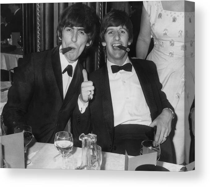 Rock Music Canvas Print featuring the photograph Thumbs Up From Ringo by Express