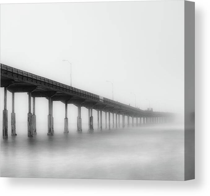 Built Structure Canvas Print featuring the photograph Winter In San Diego by J.m.fedrow