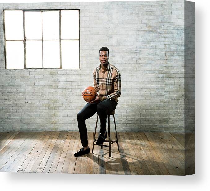 Buddy Hield Canvas Print featuring the photograph Buddy Hield #1 by Nathaniel S. Butler
