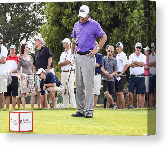 Event Canvas Print featuring the photograph TOUR Championship - Round One #1 by Keyur Khamar