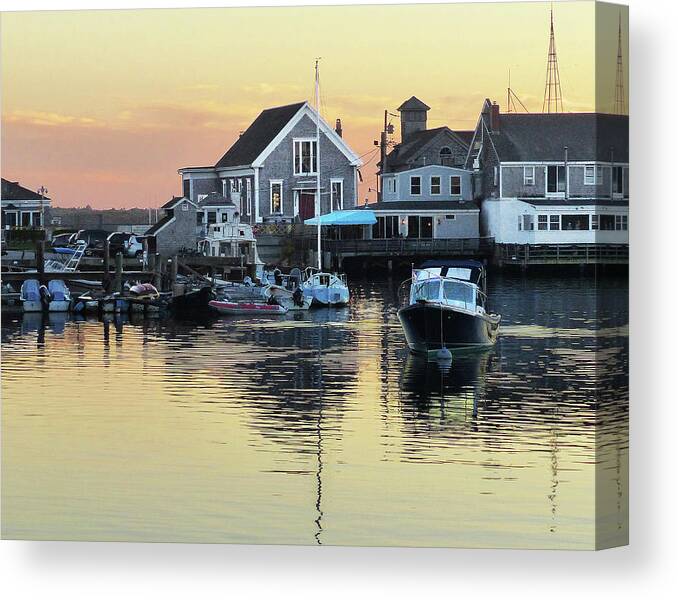 Woods Hole Canvas Print featuring the photograph Woods Hole #1 by Carl Sheffer