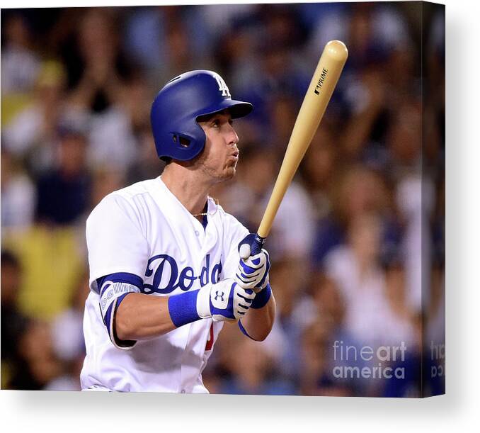 People Canvas Print featuring the photograph Cody Bellinger by Harry How