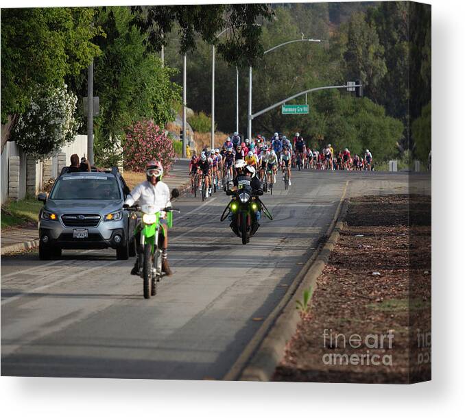 Bicycle Canvas Print featuring the photograph Belgian Waffle Ride #11 by Dusty Wynne