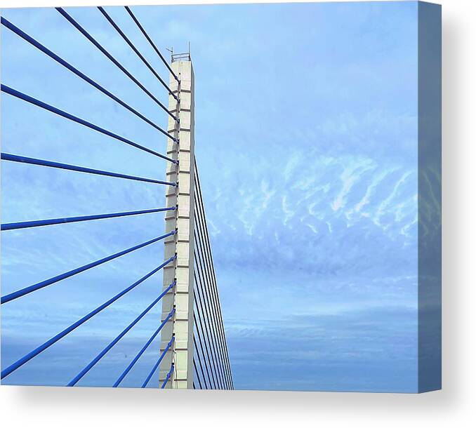 Bridge Canvas Print featuring the photograph 295 North by Lee Darnell