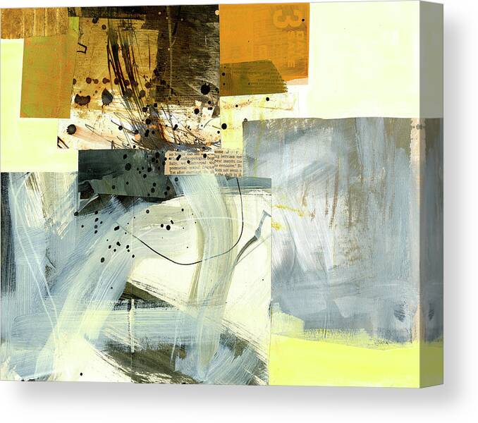 Abstract Art Canvas Print featuring the painting 3 Day Sale by Jane Davies