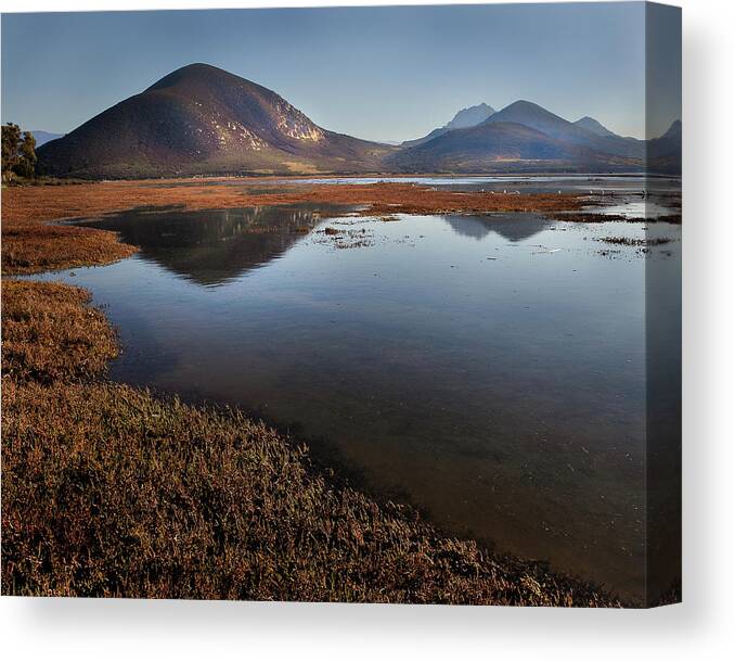  Canvas Print featuring the photograph Morro Bay Estuary #3 by Lars Mikkelsen