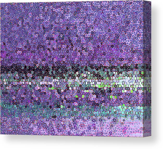 Purple Canvas Print featuring the painting 91520 Purple by Corinne Carroll