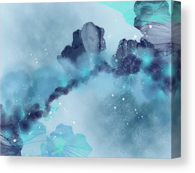 Abstract Canvas Print featuring the painting Abstract Harmony by Art by Gabriele