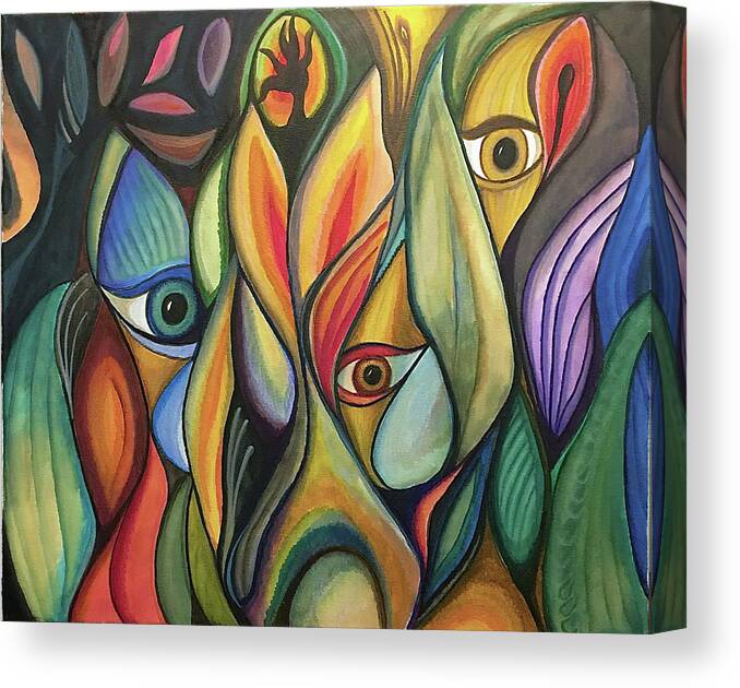 Nature Canvas Print featuring the mixed media Back to Nature by Jeff Malderez