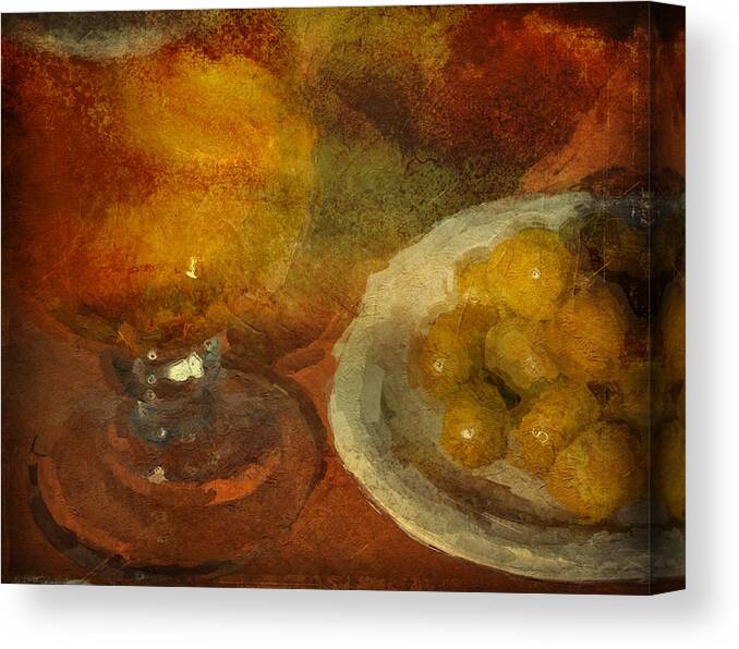 Beer Canvas Print featuring the photograph Beer and tapas in Sagunto, Spain by Tatiana Travelways