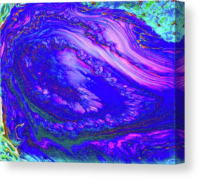 Beyond The Veil Canvas Print featuring the painting Beyond the Veil BH1 by Diane Goble
