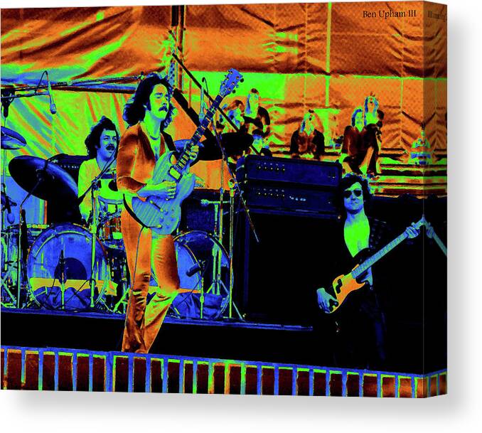 Blue Oyster Cult Canvas Print featuring the photograph Boc Vra#4 by Benjamin Upham III