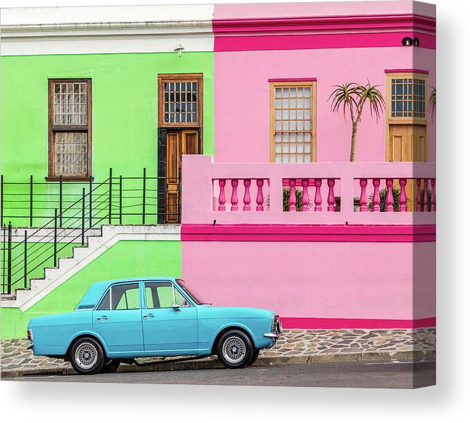 Cape Town Canvas Print featuring the photograph Bright and Colorful by Elvira Peretsman
