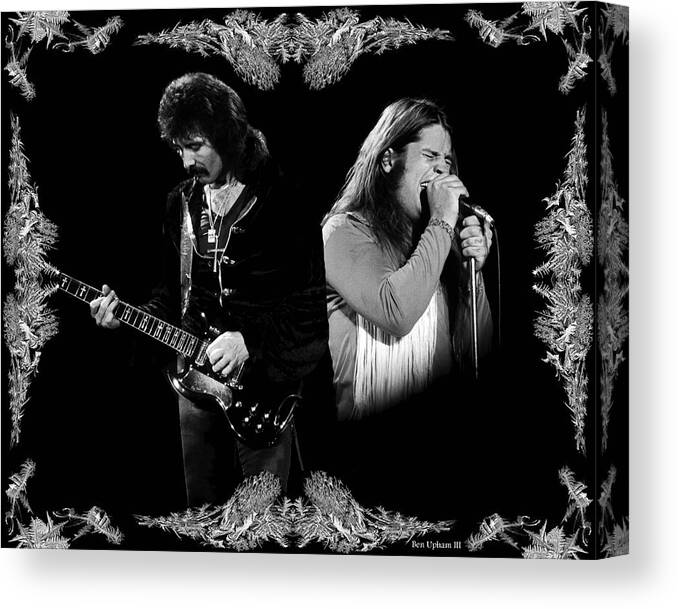 Black Sabbath Canvas Print featuring the photograph Bs78 Vra#25 by Benjamin Upham III