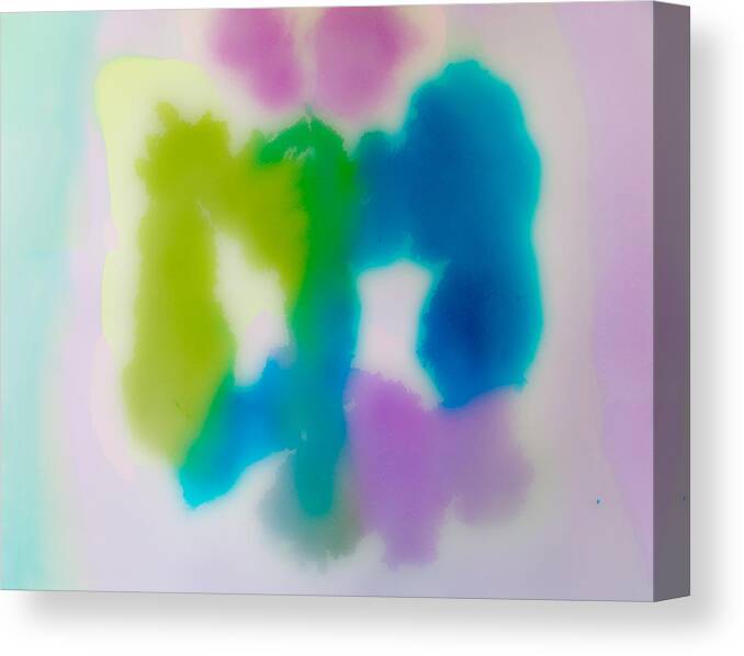 Watercolor Art Canvas Print featuring the digital art Butterfly Abstract 1 by Frank Bright