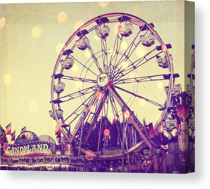 Carnival Canvas Print featuring the photograph Candyland by Lupen Grainne