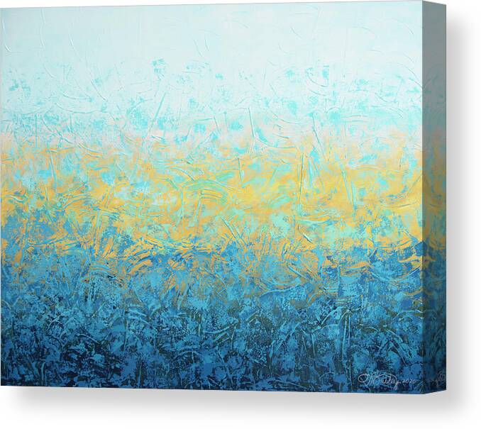 Cool Canvas Print featuring the painting Cool, Cool Summer by Linda Bailey