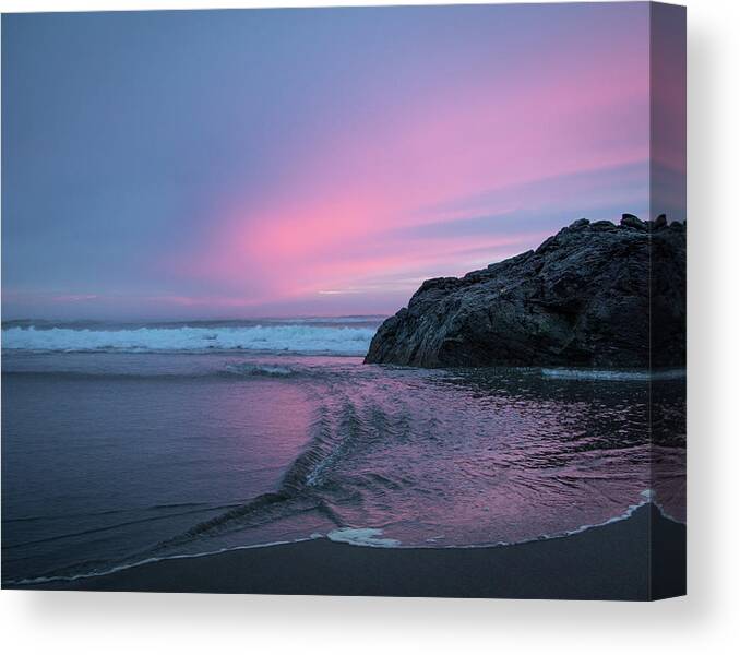 2018 Canvas Print featuring the photograph Cotton Candy Sunset by Gerri Bigler