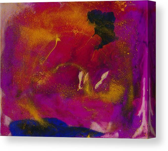  Canvas Print featuring the painting Dancing Thoughts by Doug Fischer