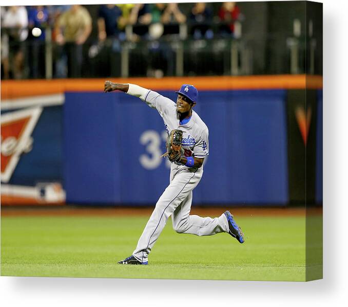 Residential District Canvas Print featuring the photograph Dee Gordon and Lucas Duda by Elsa