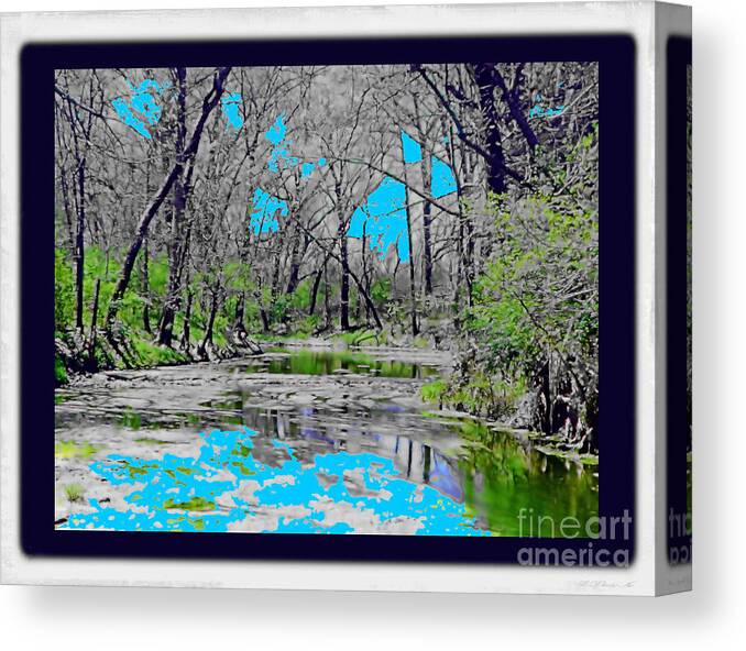  Canvas Print featuring the photograph Don Fox Park by Shirley Moravec