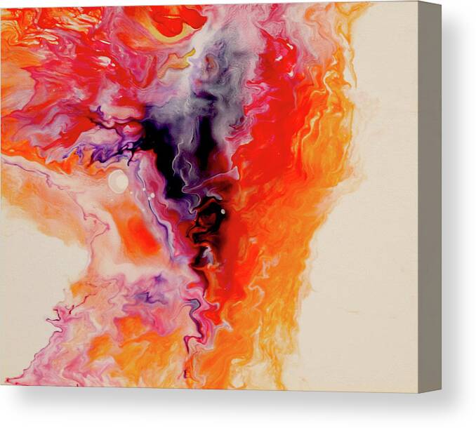 Fire Canvas Print featuring the painting Fire and Ice by Deborah Boyd