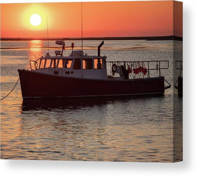 Sunshine Canvas Print featuring the photograph Fishing Time by William Bretton