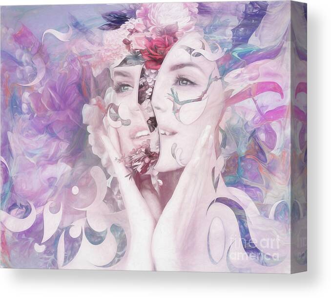 Surreal Canvas Print featuring the photograph Flower Power Part 3 by Erik Brede