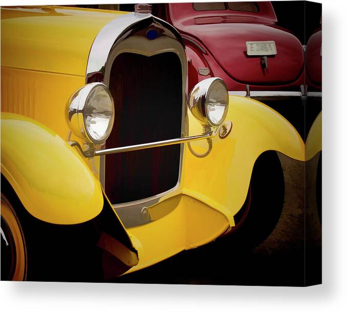 Ford Posters Canvas Print featuring the photograph Fords by Ron Roberts