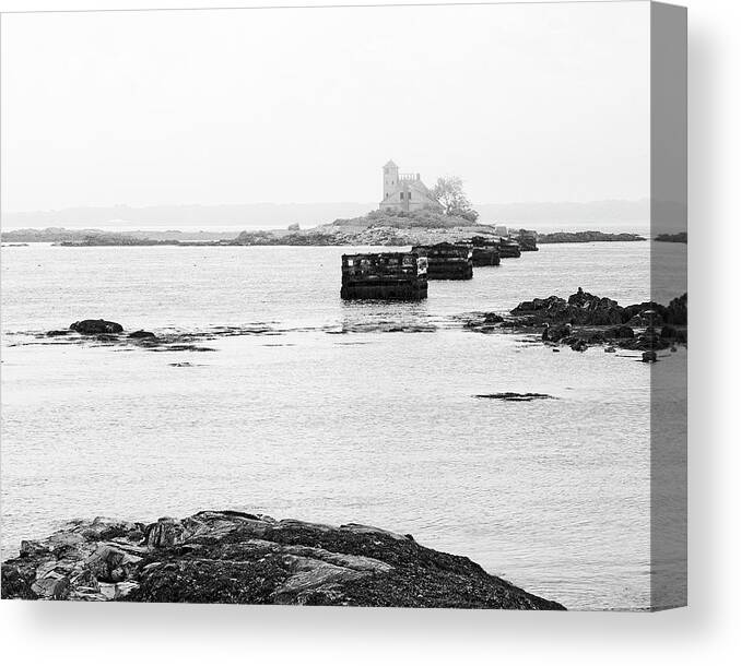 Fort Foster Canvas Print featuring the photograph Fort Foster 3, Maine by Steven Ralser