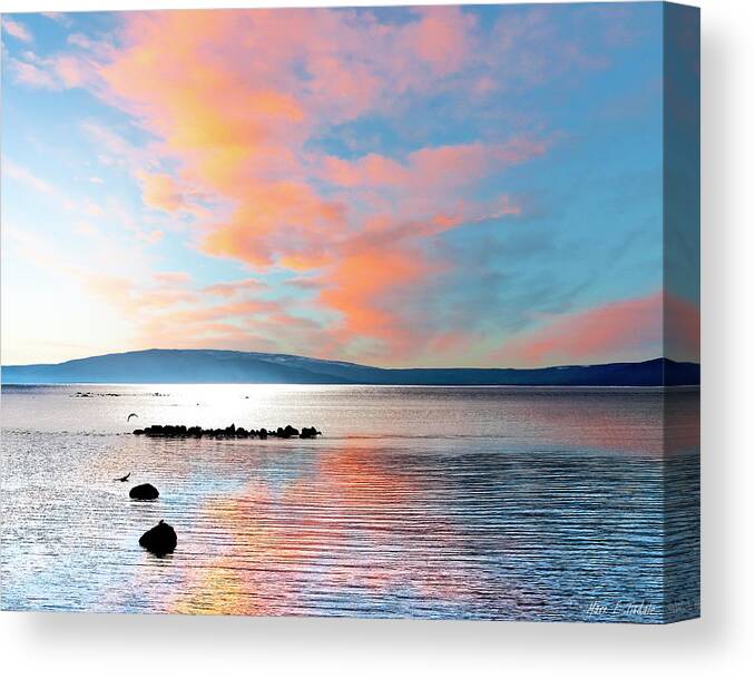 Galway Canvas Print featuring the photograph Waters of Galway Bay by Mark Tisdale
