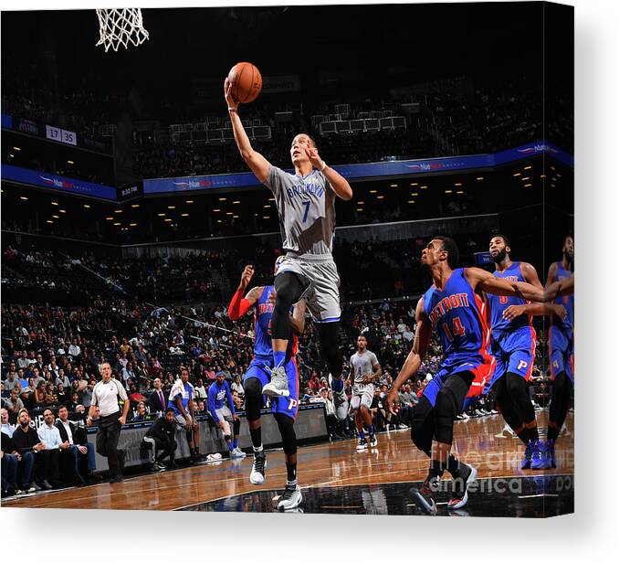 Nba Pro Basketball Canvas Print featuring the photograph Jeremy Lin by Jesse D. Garrabrant