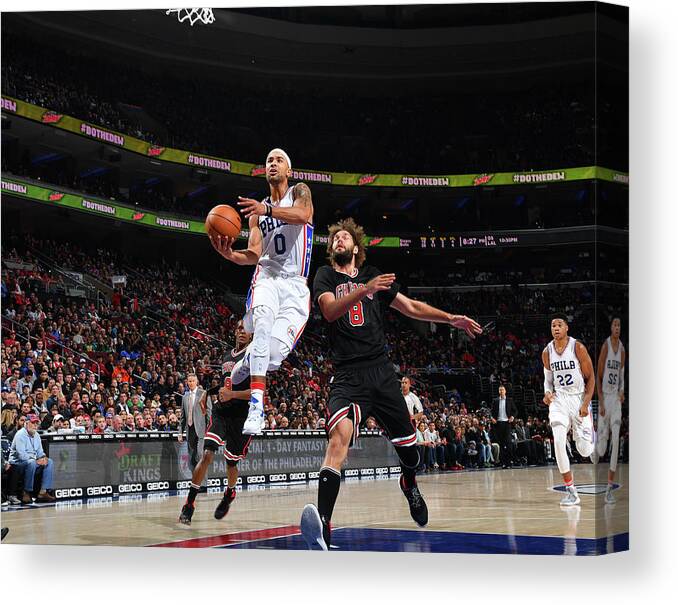 Nba Pro Basketball Canvas Print featuring the photograph Jerryd Bayless by Jesse D. Garrabrant