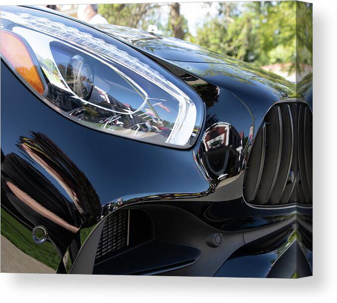 Amg Canvas Print featuring the photograph Mercedes AMG GT by Tom Wahl