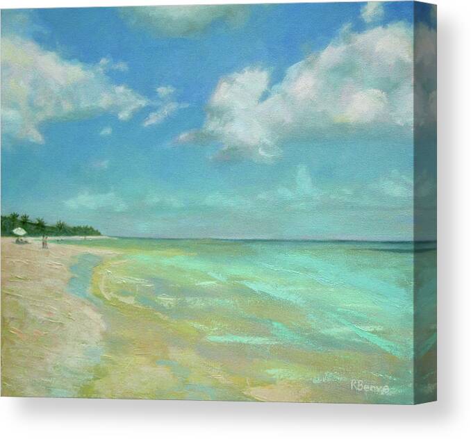 Relax Canvas Print featuring the painting Much Needed by Robie Benve