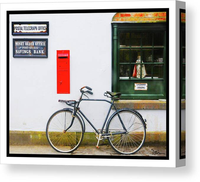 Post Office Canvas Print featuring the photograph Old Post Office in Ireland by Peggy Dietz