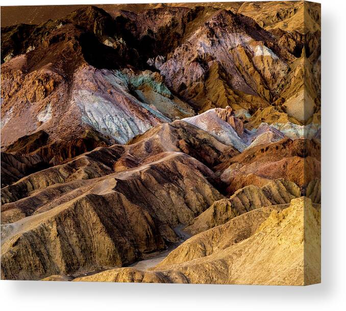 Painted Hills Canvas Print featuring the photograph Painted Hills by GLENN Mohs