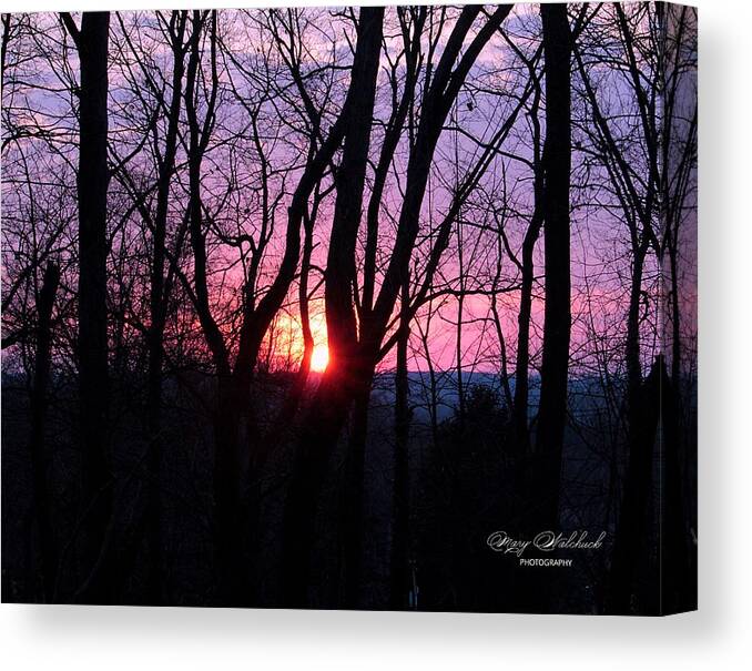 Sunset Canvas Print featuring the photograph Peace Be With You by Mary Walchuck