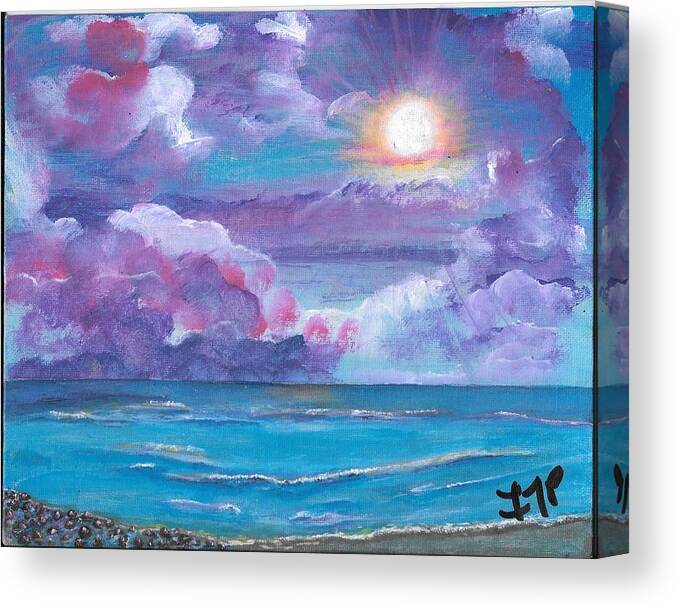 Pink Canvas Print featuring the painting Pinked by Esoteric Gardens KN