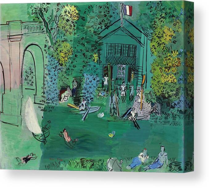 forbrug Udfyld hinanden Raoul Dufy The Marne Canvas Print / Canvas Art by Dan Hill Galleries - Fine  Art America