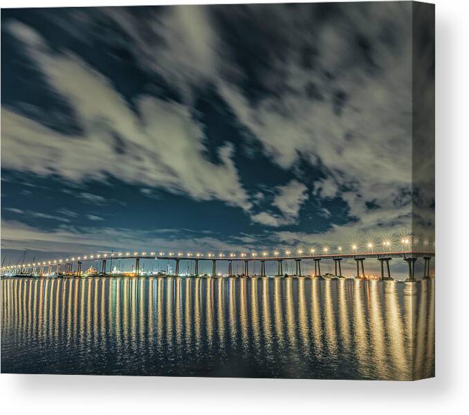  Canvas Print featuring the photograph Reflections from Coronado by Local Snaps Photography