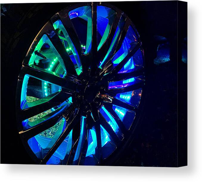 Car Canvas Print featuring the photograph Rim 1 by Lee Darnell